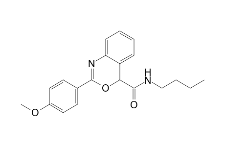 N-(n-Butyl)-2-(4-methoxyphenyl)-4H-3,1-benzoxazine-4-carboxamide