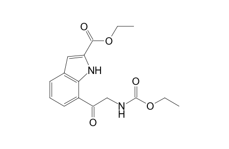 Ethyl 7-[N-(Ethoxycarbonyl)glycyl]-1H-indole-2-carboxylate