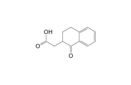 2-(1,2,3,4-Tetrahydro-1-oxonaphthalen-2-yl)acetic acid