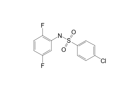 4-Chloro-N-(2,5-difluorophenyl)benzenesulfonamide