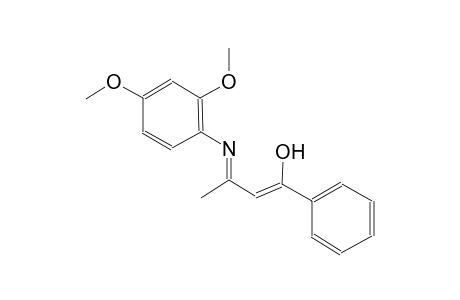 (1Z,3E)-3-[(2,4-dimethoxyphenyl)imino]-1-phenyl-1-buten-1-ol