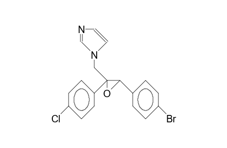 1-cis-(4-Bromo-phenyl)-2-(4-chloro-phenyl)-3-imidazolyl-1,2-epoxy-propane