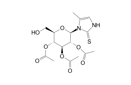 5-Methyl-1-(2',3',4'-tri-O-acetyl-.beta.D-glucopyranosyl)-4-imidazoline-2-thione