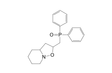 trans-2-Diphenylphosphinoylmethylhexahydro-2H-isoxazolo[2,3-a]pyridine