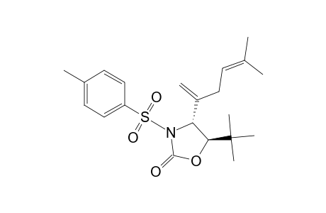 trans-N-P-Toluensulfonyl-5-tert-butyl-4-[1-(3,3-dimethylallyl)vinyl]-2-oxazolidinone