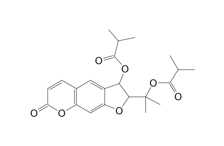 [2-[2-(2-Methylpropanoyloxy)propan-2-yl]-7-oxo-2,3-dihydrofuro[3,2-G]chromen-3-yl] 2-methylpropanoate