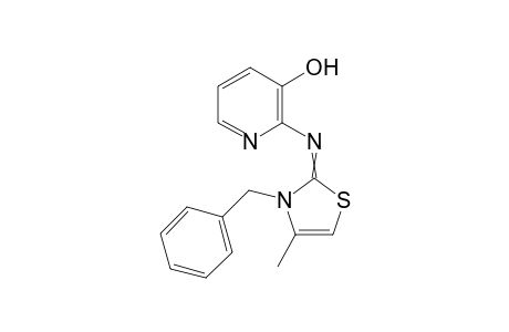 2-[(3-benzyl-4-methyl-thiazol-2-ylidene)amino]pyridin-3-ol