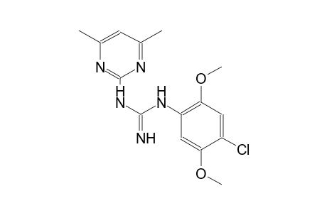 N-(4-chloro-2,5-dimethoxyphenyl)-N'-(4,6-dimethyl-2-pyrimidinyl)guanidine