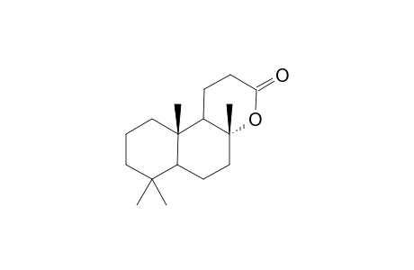 1-Naphthalenepropionic acid, decahydro-2-hydroxy-2,5,5,8a-tetramethyl-, .delta.-lactone