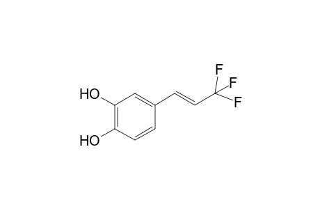 (E)-4-(3,3,3-trifluoroprop-1-en-1-yl)benzene-1,2-diol