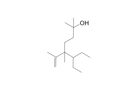 6-Ethyl-2,5-dimethyl-5-(prop-1-en-2-yl)octan-2-ol