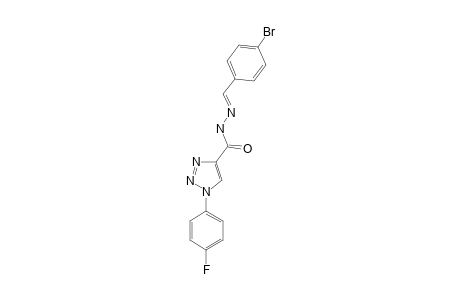 (4'-BROMOBENZYLIDENE)-1H-1-(PARA-FLUOROPHENYL)-1,2,3-TRIAZOLE-4-CARBOHYDRAZIDE