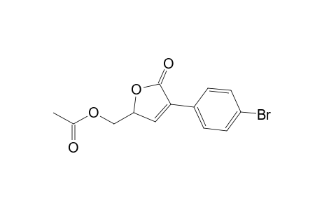 [4-(4-bromophenyl)-5-oxidanylidene-2H-furan-2-yl]methyl ethanoate