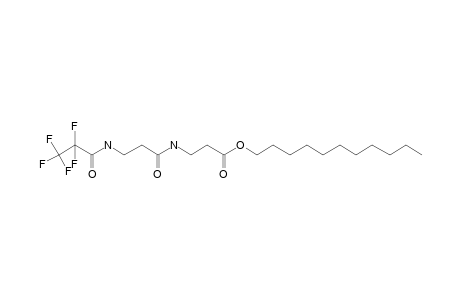 .beta.-Alanyl-.beta.-alanine, N-pentafluoropropionyl-, undecyl ester