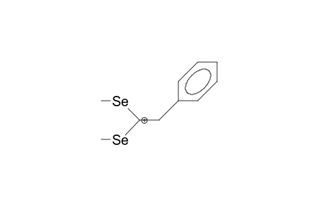 Bis(methylseleno)-benzyl carbenium cation
