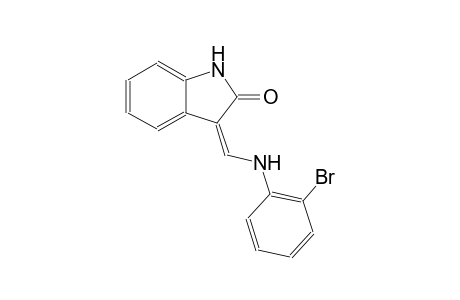 (3Z)-3-[(2-bromoanilino)methylene]-1,3-dihydro-2H-indol-2-one