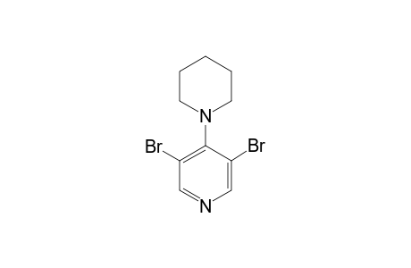 3,5-Dibromo-4-(1-piperidinyl)pyridine