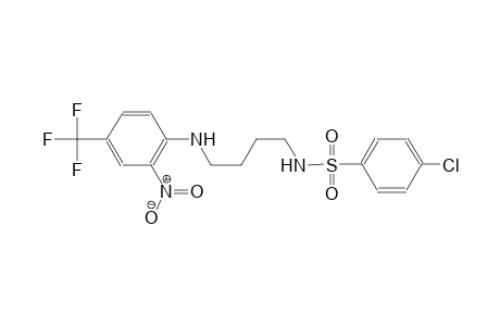benzenesulfonamide, 4-chloro-N-[4-[[2-nitro-4-(trifluoromethyl)phenyl]amino]butyl]-