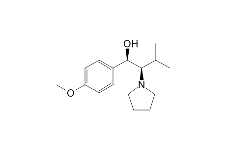 (1r*,2r*)-3-methyl-1-(p-methoxyphenyl)-2-(1-pyrrolidinyl)butanol