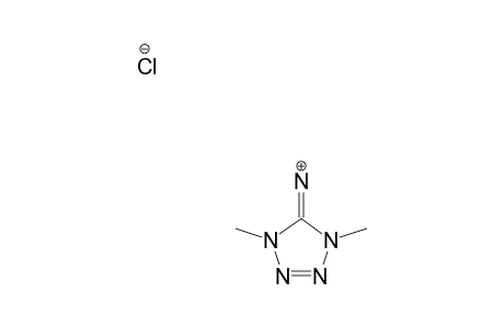 1H,4H-5-AZIDO-1,4-DIMETHYLTETRAZOLIUM-HYDROCHLORIDE