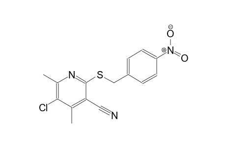 3-pyridinecarbonitrile, 5-chloro-4,6-dimethyl-2-[[(4-nitrophenyl)methyl]thio]-