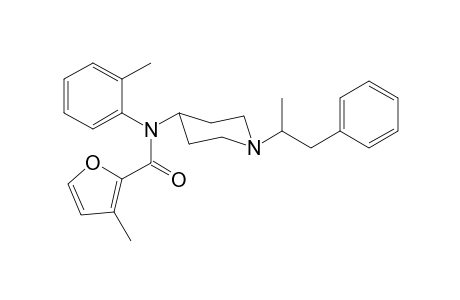 3-Methyl-N-2-methylphenyl-N-[1-(1-phenylpropan-2-yl)piperidin-4-yl]furan-2-carboxamide