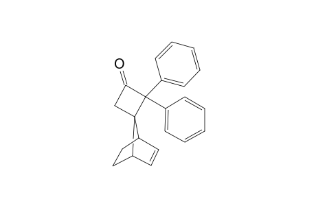 Spiro[bicyclo[2.2.1]hept-2-ene-7,1'-cyclobutan]-3'-one, 2',2'-diphenyl-, stereoisomer