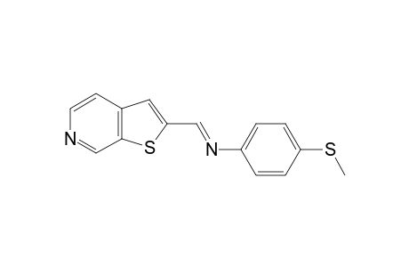 N-(THIENO-[2,3-C]-PYRIDIN-2-YL-METHYLENE)-4-METHYLTHIOANILINE