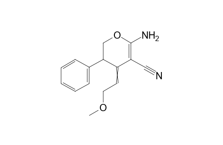 6-Amino-4-(2-methoxyethylidene)-3-phenyl-3,4-dihydro-2H-pyran-5-carbonitrile