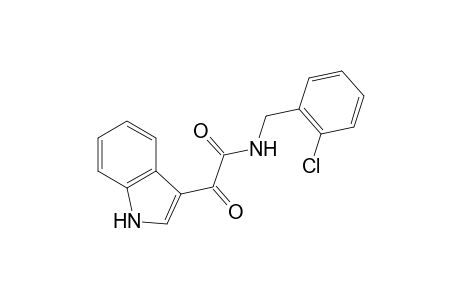 1H-Indole-3-acetamide, N-[(2-chlorophenyl)methyl]-.alpha.-oxo-