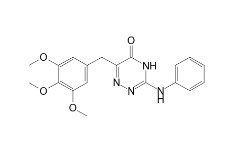 3-anilino-6-(3,4,5-trimethoxybenzyl)-as-triazin-5(4H)-one