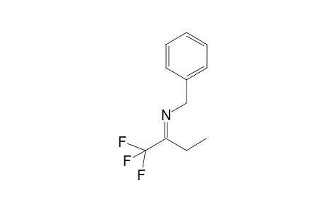 (E)-N-(1,1,1-Trifluoro-2-butylidene)benzylamine