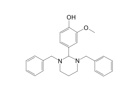 4-(1,3-dibenzyl-1,3-diazinan-2-yl)-2-methoxyphenol