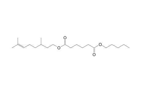 Adipic acid, .beta.-citronellyl pentyl ester