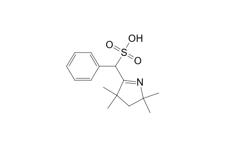 2H-Pyrrole-5-methanesulfonic acid, 3,4-dihydro-2,2,4,4-tetramethyl-.alpha.-phenyl-
