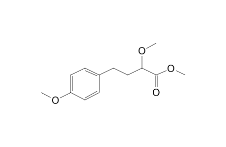 2-Hydroxy-4-(4-hydroxyphenyl)butanoic acid, o,o,o-tris-methyl