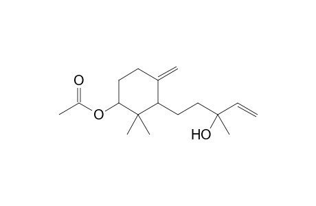 1-Acetoxy-2,2-dimethyl-4-methylene-3-(3-hydroxy-3-methylpent-4-en-1-yl)cyclohexane