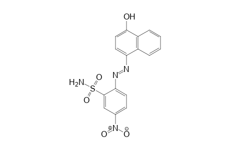 Benzenesulfonamide, 2-[2-(4-hydroxy-1-naphthalenyl)diazenyl]-5-nitro-