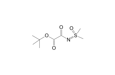 tert-Butyl 2-{[dimethyl(oxo)-.lambda.6-sulfaneylidene]amino}-2-oxoacetate