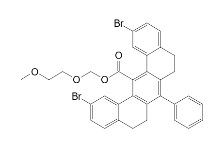 Dibenz[a,j]anthracene-14-carboxylic acid, 2,12-dibromo-5,6,8,9-tetrahydro-7-phenyl-, (2-methoxyethoxy)methyl ester