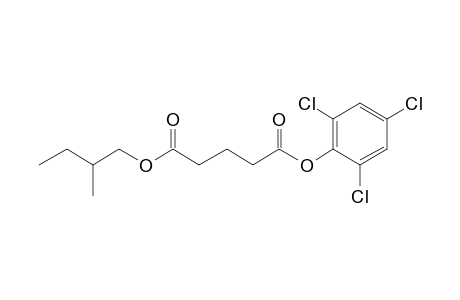 Glutaric acid, 2,4,6-trichlorophenyl 2-methylbutyl ester