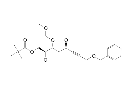 (2R,3S,5R)-2,5-DIHYDROXY-3-(METHOXYMETHOXY)-8-(PHENYLMETHOXY)-6-OCTYNYL-2,2-DIMETHYLPROPANOATE