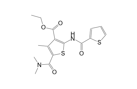 ethyl 5-[(dimethylamino)carbonyl]-4-methyl-2-[(2-thienylcarbonyl)amino]-3-thiophenecarboxylate