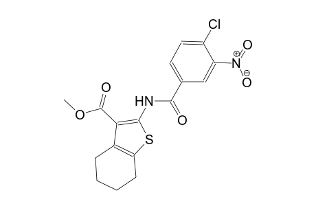 methyl 2-[(4-chloro-3-nitrobenzoyl)amino]-4,5,6,7-tetrahydro-1-benzothiophene-3-carboxylate