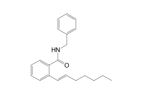 N-Benzyl-2-[(E)-hept-1-enyl]benzamide