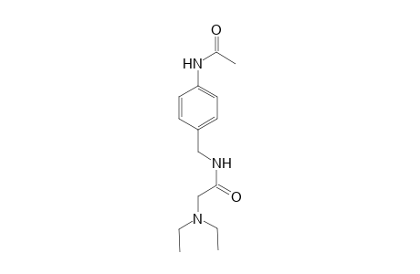 Acetamide, 2-diethylamino-N-(4-acetylaminobenzyl)-