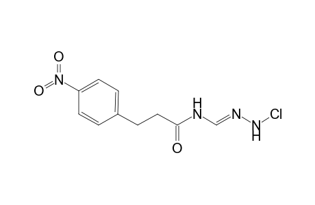 .beta.-Chloro-N(3)-(p-nitrophenyl)-propionyl-formamidrazone