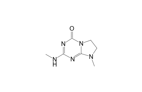 8-Methyl-2-(methylamino)-7,8-dihydroimidazo[1,2-a][1,3,5]triazin-4(6H)-one