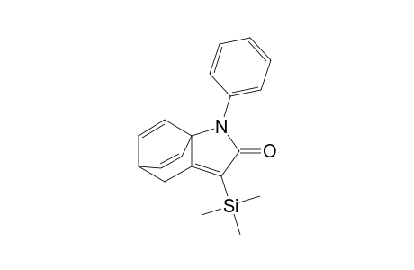 5,7a-Etheno-7aH-indol-2(1H)-one, 4,5-dihydro-1-phenyl-3-(trimethylsilyl)-