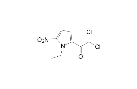dichloromethyl 1-ethyl-5-nitropyrrol-2-yl ketone